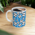 11 OZ Novelty Coffee Mugs - Christmas Gift (Soccer Theme)