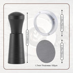 58mm WDT Tool Espresso Accessories Kit,GdHaHSP Dosing Funnel and Puck Screen Set,Espresso Stirrer Distribution Tool,Espresso Whisk for espresso tools