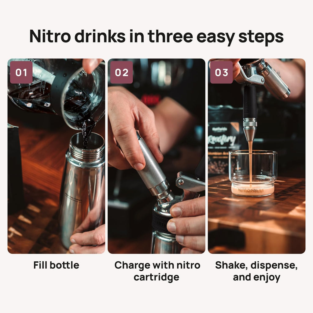 NitroPress Nitro Cold Brew Maker and Dispenser | At-Home Nitro Coffee Maker