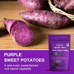 Orgnisulmte Original Purple Sweet Potato Powder 100% Pure Natural Premium Purple Yam Powder for Food Coloring No GMO Vegan Friendly 5.64Oz(160g)