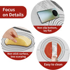 Silicone Baking Mat with Measurement, Non Stick Pastry Mat for Dough Rolling, Fondant Mat, Pie Crust Pizza, Macaron,Cookie Sheet, Reusable Baking Supplier Tools