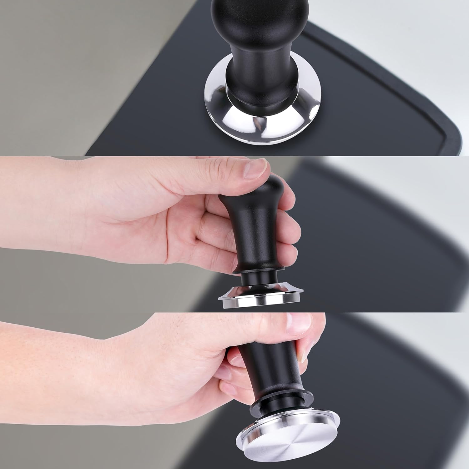 Apexstone Coffee Tamper Spring Loaded 51mm, Calibrated Espresso Tamper 51mm, Espresso Tamper Spring Loaded