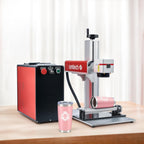 OMTech 20oz Tumblers Bulk, 12pc Stainless Steel Tumbler Set with Lid & Straw, Double Wall Vacuum Insulated Mug for Laser Engraver, Travel Coffee Mug for Hot & Cold Drinks, Pink Powder Coated Cup