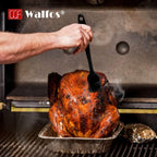 Walfos 3 Size Basting Pastry Brush, Silicone Pastry Brushes for Barbecue, Baking, Desserts, Cooking Brush for Kitchen - Strong Stainless Steel Core