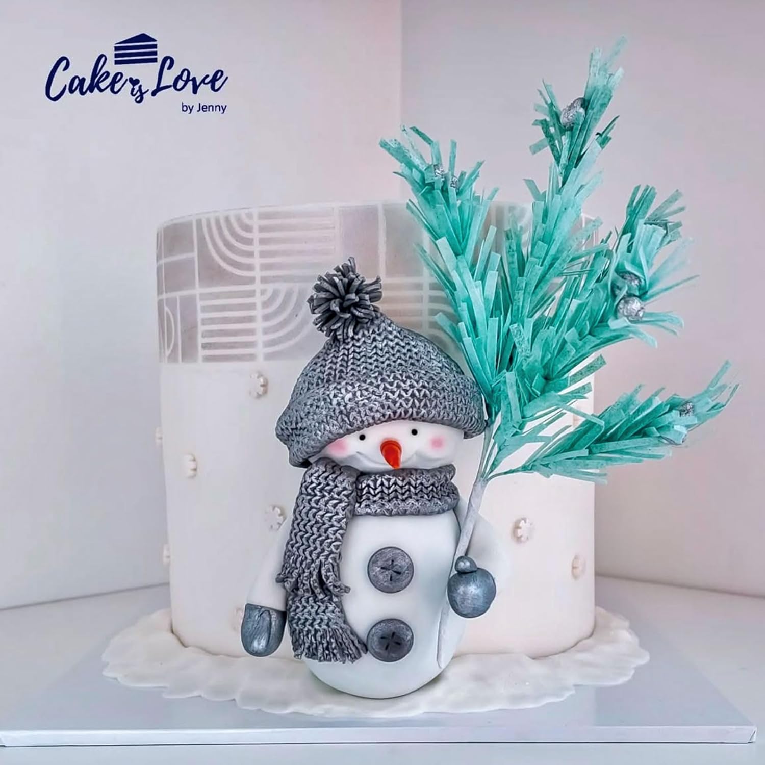 Long Border Cake Stencil, 4" x 12.75" (PIET)