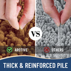 Arotive Luxury Chenille Bathroom Rug Mat, Extra Soft Thick Absorbent Shaggy Bath Rugs, Non-Slip Machine Wash Dry, Plush Bath Mats for Bathroom, Shower and Tub, 30x20, Ochre