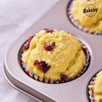 Muffin Cake Pan, 12-Cavity Non-Stick Cupcake Pan Bakeware for Oven Baking (Champagne Gold)