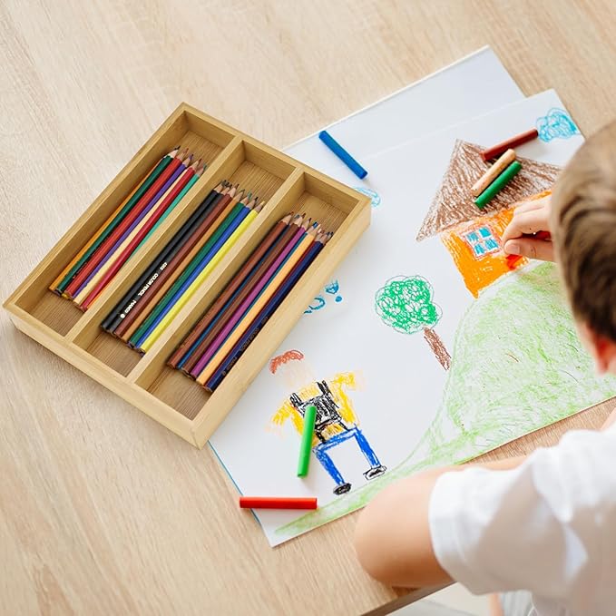 Small Silverware Drawer Organizer Kitchen Utensils Trays For Drawer Bamboo Cutlery Tray Skinny Flatware Organizer Narrow Spoon Fork Cutlery Holder Drawer Flatware Trays Slim Silverware Organizers