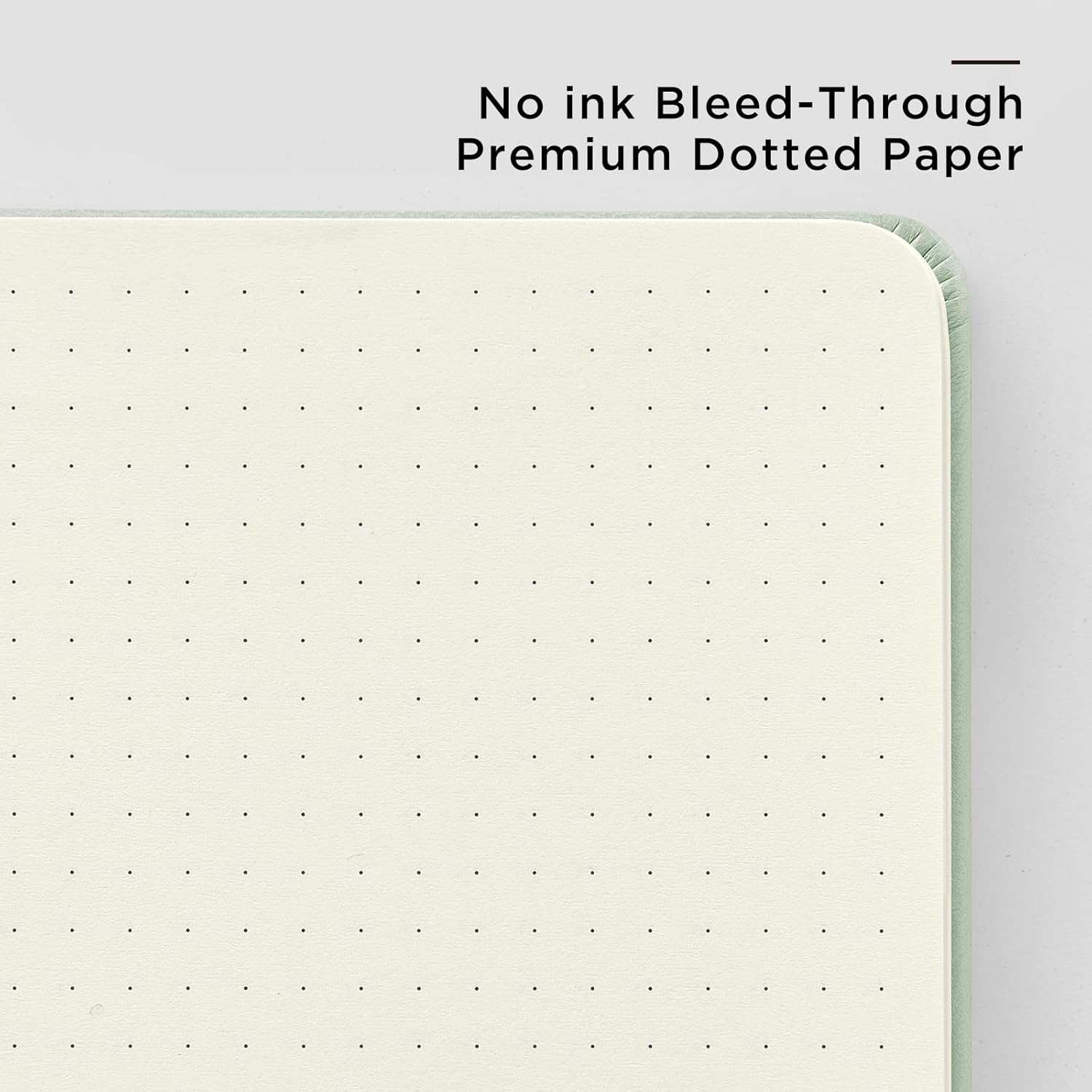 &And Per Se Dotted Journal Notebook, A5 Hardcover Bullet Dotted Journal, 160 Pages 100 gsm Thick Dotted Paper, 3 Sheets of Stickers Included - 5.7'' x 8''（Emerald）
