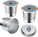 Reusable K Cups for keurig | reusable coffee pods for Keurig 1.0 & 2.0 Single Cup Coffee Makers, stainless steel reusable k cup keurig filter replacement (3pack)