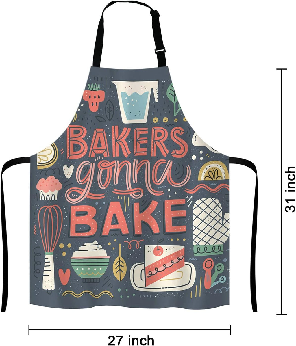 Bakers Gonna Bake Apron, Kitchen Presents for Her, Baking Apron, Apron for Women, Baking Presents, Cooking Present