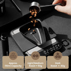 MHW-3BOMBER Coffee Bean Dosing Cup and RDT Spray Bottle Set - Aluminum Espresso Dosing Cup & 10ml Static Reduction Spray - Espresso Accessories Kit Measuring Tray for Coffee Lovers P7112B