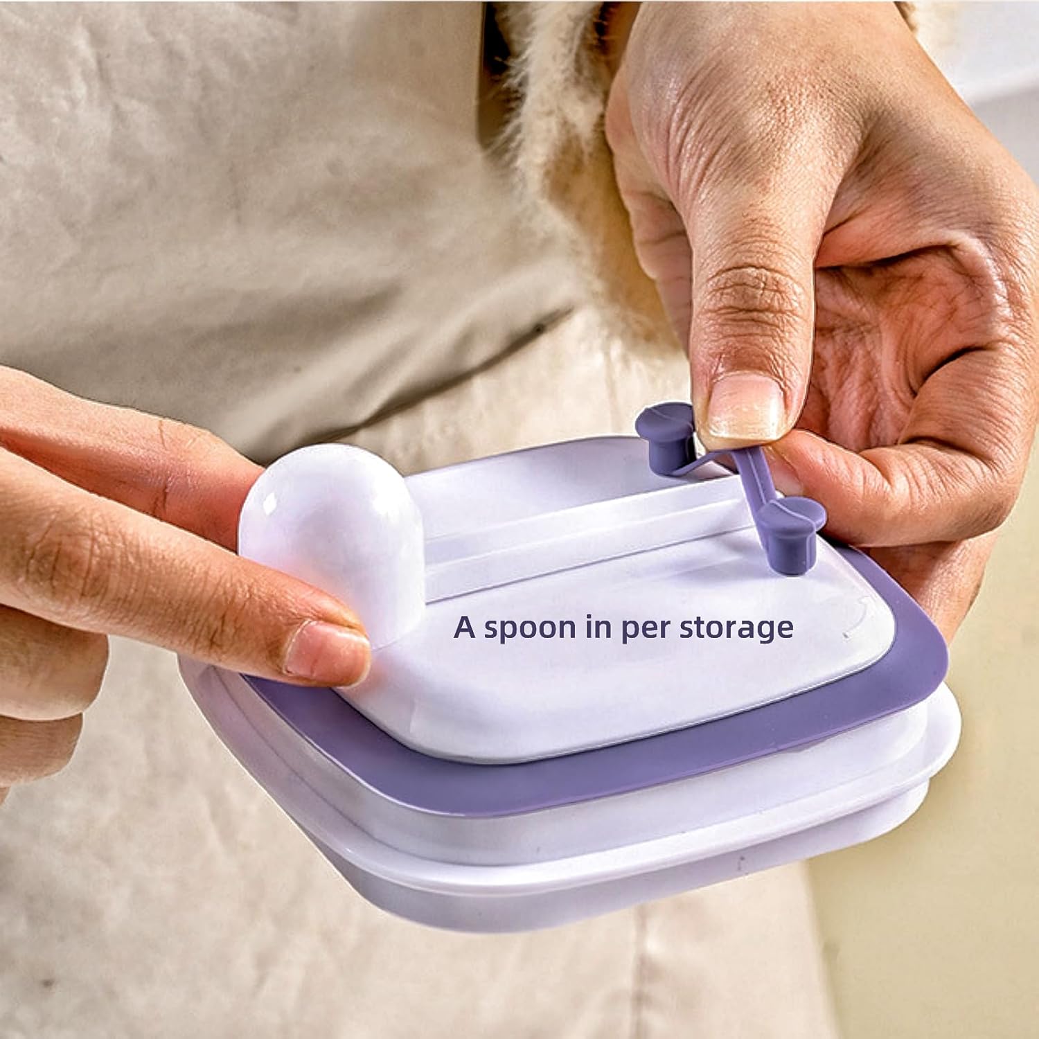 Food Airtight Containers storage with Lids One Button Open/POP UP/Kitchen Storage Organization for Coffee Tea Brown Sugar Cereals 950ml x 1