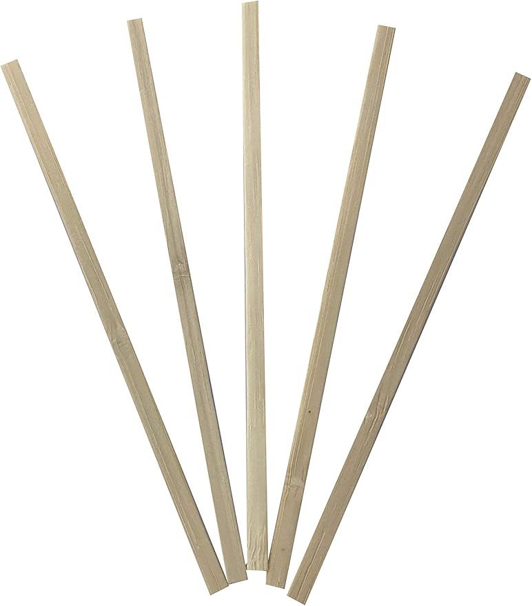 2000 Count | KingSeal Bamboo Coffee Stirrers, Stir Sticks, 5.5 inches, Square End, 100% Renewable and Biodegradable - 2 Boxes x 1000 Stirrers