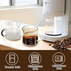 Espresso Cups 4-Piece set, 4 OZ Double Spout Cup with Handle, Espresso Shot Glass with V-Shaped Spout for Espresso Machine, Milk Cup (Espresso Cup Graduated)