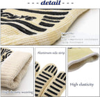 Oven Gloves, Heat Resistant 540 Degrees Grilling Gloves, Hot Surface Handler Non-Slip Silicone Oven Mitts with Fingers, BBQ Gloves for Cooking/Kitchen/Baking, Pack of 2