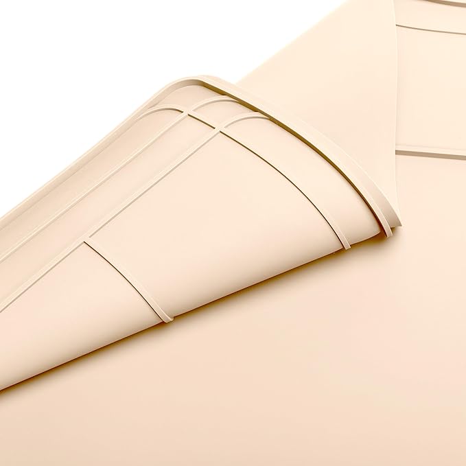 The Original Under Sink Mat - Adjustable Silicone mat, Waterproof Under The Sink Bathroom Vanity Mat, Under sink mats for kitchen waterproof - 28" x 19" or smaller