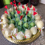 Silicone Golf Ball Cake Pop Mold - 40-Cavity Golf Ball Chocolate Molds for Cake Decorations, Hot Chocolate Bomb, Jelly, Pudding, Gelatin Molds