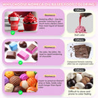 Oil Based Food Coloring Powder for Chocolate 5 Colors Powdered Edible Food Dye for Sugar Candy Melts Oil Frosting Icing Dye for Backing Cookies Fondant Food Color for Cake Decorating - 10g/ Bottles