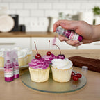 Bakell - Cranberry Tinker Dust (4g, 1x Mini Spray Pump) Edible Glitter for Food, Desserts, and Beverages!