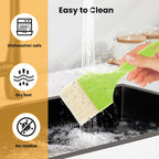 GEEKHOM Basting Brushes, Basting Pastry Baking Brush Set Heat Resistant Spread Oil Butter Sauce Marinade Meat Glazing for BBQ Grill Barbecue Baking Kitchen Cooking, Green