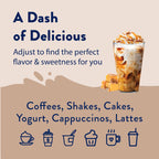 Jordan's Skinny Syrups Sugar Free Coffee Syrup, Salted Caramel Flavor Drink Mix, Zero Calorie Flavoring for Chai Latte, Protein Shake, Food & More, Gluten Free, Keto Friendly, 25.4 Fl Oz, (Pack of 1)