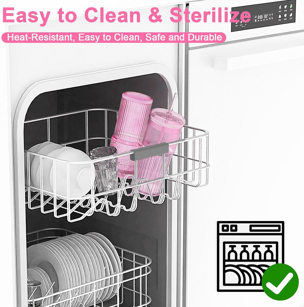 Glass Cups with Lids and Glass Straws, High Borosilicate 20OZ Pink Tumblers (2Pcs) for Coffee, Tea, Juice, Smoothies, Hot & Cold Drinks at Home/Office