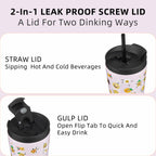 BJPKPK 30oz Tumbler With lid And Straw Stainless Steel Travel Coffee Mug Insulated Tumblers Cups,Hawaii Fruits Purple