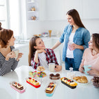 Mini Loaf Pans with Lids and Spoons Sealing Sticker,120 Pcs 6.8oz Cake Pans for Baking Disposable Aluminum Foil Red cake pan (mixed)