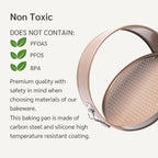 Non Toxic Nonstick 9 inch Springform Pan | 9'' Cheesecake Mold | Leakproof Spring-form Round Cake Pans | Nontoxic Non Stick Spring Form Pan for Baking | Spring-Form Pans Leak Proof