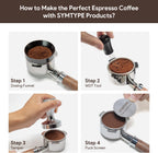 51mm Tamper Espresso Accessories Kit: Espresso Tamper Set, Tamper for Espresso Machine Coffee Tamper Espresso Tools Barista Tools | Espresso Kit Espresso Machine Accessories Fit 51mm Portafilters