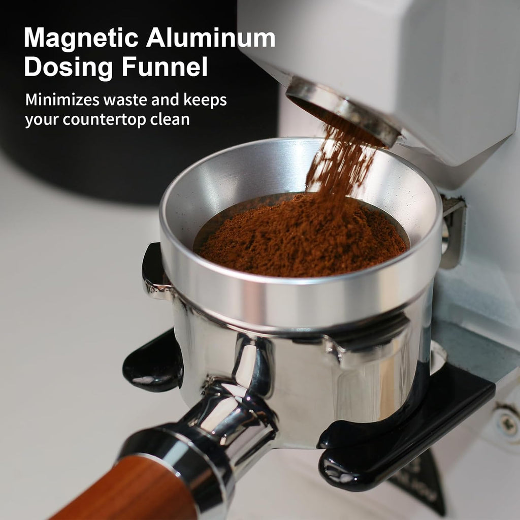 58mm Espresso Tamper Set, 5-IN-1 Espresso Accessories Kit with Coffee Tamper, WDT Tool, Dosing Funnel, Non-slip Mat and Cleaning Brush