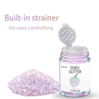 Iridescent Edible Glitter for Drinks - 5 Grams Prism Powder Cocktail Drink Glitter Food Grade Luster Shimmering Dust Vegan Metallic Food Coloring Sprinkle for Cake Decorating, Chocolates, Fondant Pops