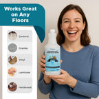 Steam & Go Demineralized Water - Multisurface Cleaner, PVC-Free Ready-to-Use for Mops & Floor Steamers - Ideal for Kitchen, Bathroom, & Home Surfaces - Clean Ocean Scent - 32oz (Pack of 6)