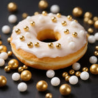 Twisweet Edible Pearl Sprinkles, Gold and White Pearls for Cake Decorating, Gold Sugar Sprinkles for Baking, Mix Size Candy Pearls, Cake Topper Ice Cream Toppings Cupcake Cookie Dessert Decorations, Christmas Wedding Birthday Party Supplies (130g/4.58oz)