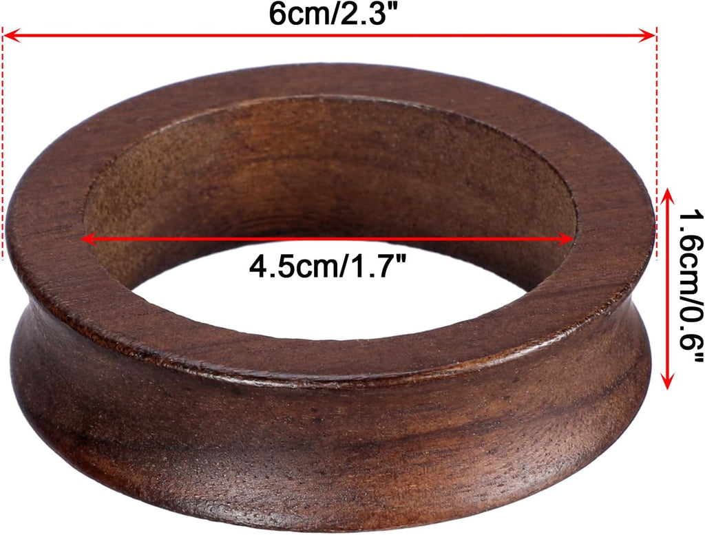 JUXYES Wooden Sphere Holder Display Stand, 3 Pack Small Wood Crystal Ball Stand, Simple Round Display Easel Stands for Crystal Balls, Baseball, Tennis Ball, Stones, Gemstones, Collections, 45mm