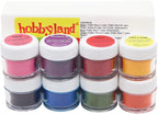 Hobbyland Powder Food Color Kit, Professional Powder Food Coloring Set, 8 Colors, 4 Gram Jars