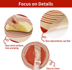 Silicone Baking Mat, Reusable Non-Stick Pastry Mat for Rolling Out Dough, Pizza Crust Pie Baking Mat, Cookies, Cake, Bread, Chocolate, Pastry, Oven Mat