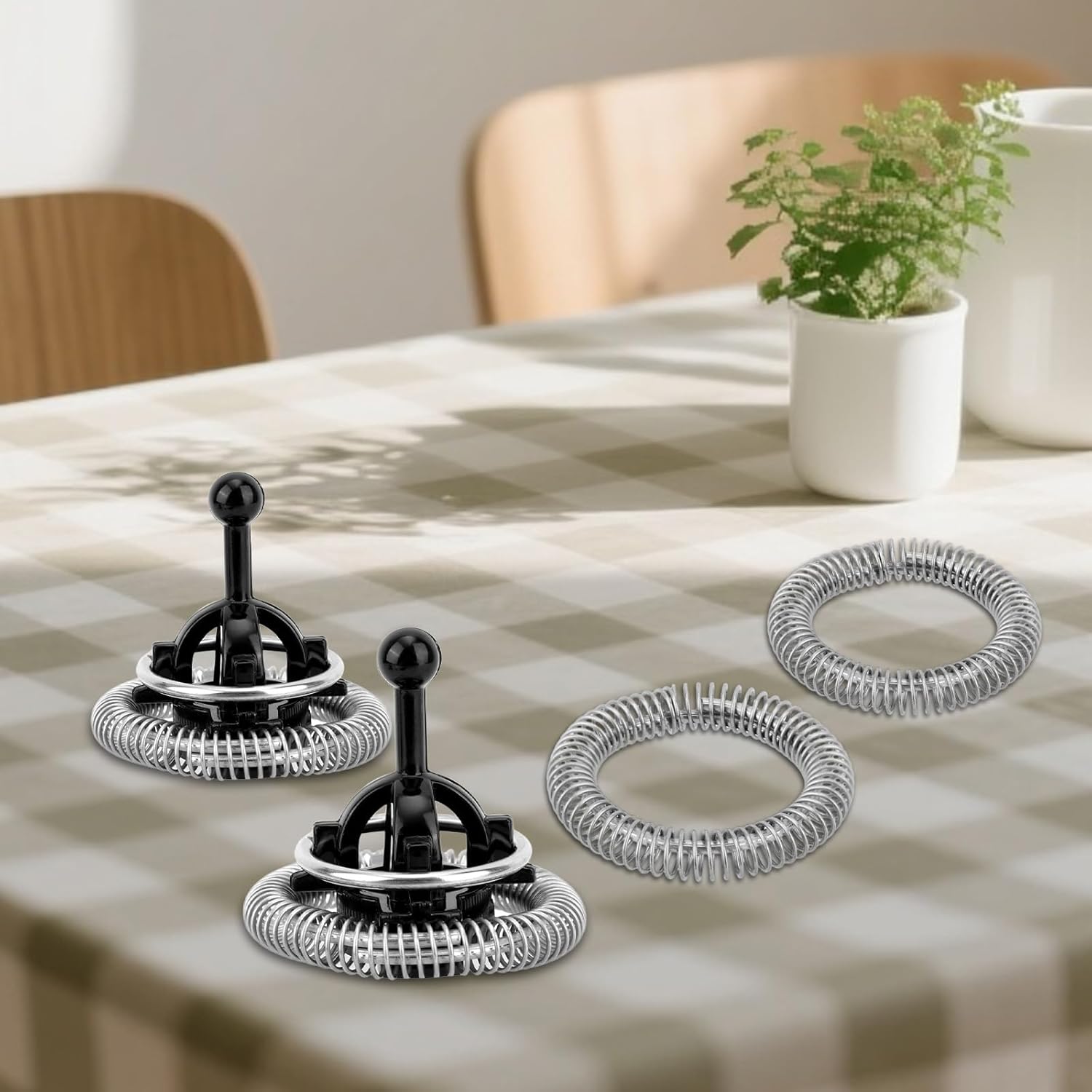 4pcs Milk Frother Replacement Parts for Nespresso, Replacement Whisks & Spring Rings Set Milk Frother Whisk Accessories Compatible with Nespresso Aeroccino 3/4/Plus