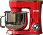Kitchen in the Box Stand Mixer, 900W 8.5 QT Kitchen Electric Mixer, 10-Speed Large Capacity Tilt-head Food Mixer with Dough Hook, Wire Whip, Flat Beater & Splash Guard (Red)