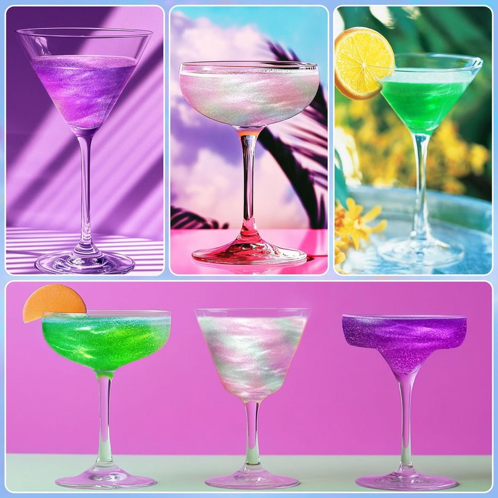 Edible Glitter - 3 Colors Luster Dust Edible, Food Grade Iridescent Glitter for Drinks, Christmas Shimmering Glitter for Cake Decorations, Cocktails, Fondant, Party, Jello - 5g