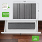 Large Stone Dish Drying Mats for Kitchen Counter, 24"×16", Collapsible quick dry stone mat kitchen, Eco-Friendly, Absorbent Diatomaceous Earth Mats for Dishes Bottles Cups, Match Any Countertop