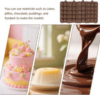 4 Pcs Chocolate Silicone Molds for Candy, Food Grade No-Stick Baking Molds with Different Shapes (4 Styles)