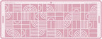 Long Border Cake Stencil, 4" x 12.75" (PIET)