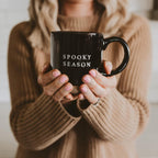 Sweet Water Decor Halloween Coffee Mug - Spooky Coffee Mug for Halloween - Durable Stoneware Mug for Tea & Cocoa - Perfect Fall Mugs for Morning Brew & Cozy Nights - Spooky Season Design Mug 14oz