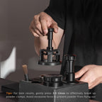 WDT Tool Espresso 58mm, 9 Needle Espresso Stirrer Distribution Tool for Barista, Adjustable Depth Espresso Needle Distributor with Magnetic Base (58mm)