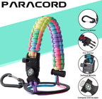 40oz Insulated Water Bottles with Straw and Paracord Handle, Metal Flask Bottle Keep Cold for Cold-48H Hot-24H, Double Vacuum Travel Thermo Mug with Carrying Pouch for Sports Hiking Cycling Running