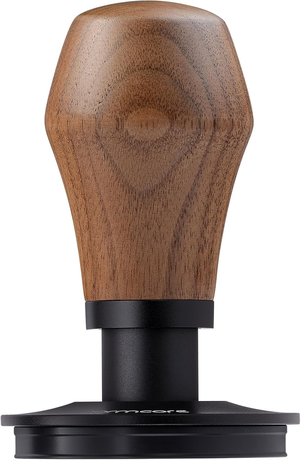 Normcore 58mm Espresso Coffee Tamper V4.1 Upgraded, Spring Loaded Tamper Fits 58mm Portafilters, Titanium PVD Coating Ripple Base, Genuine American Walnut Handle
