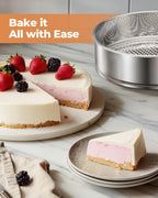 Kootek Cake Pan, Nonstick Springform Pan with Removable Bottom, 9 Inch Round Cheesecake Cake Baking Pans