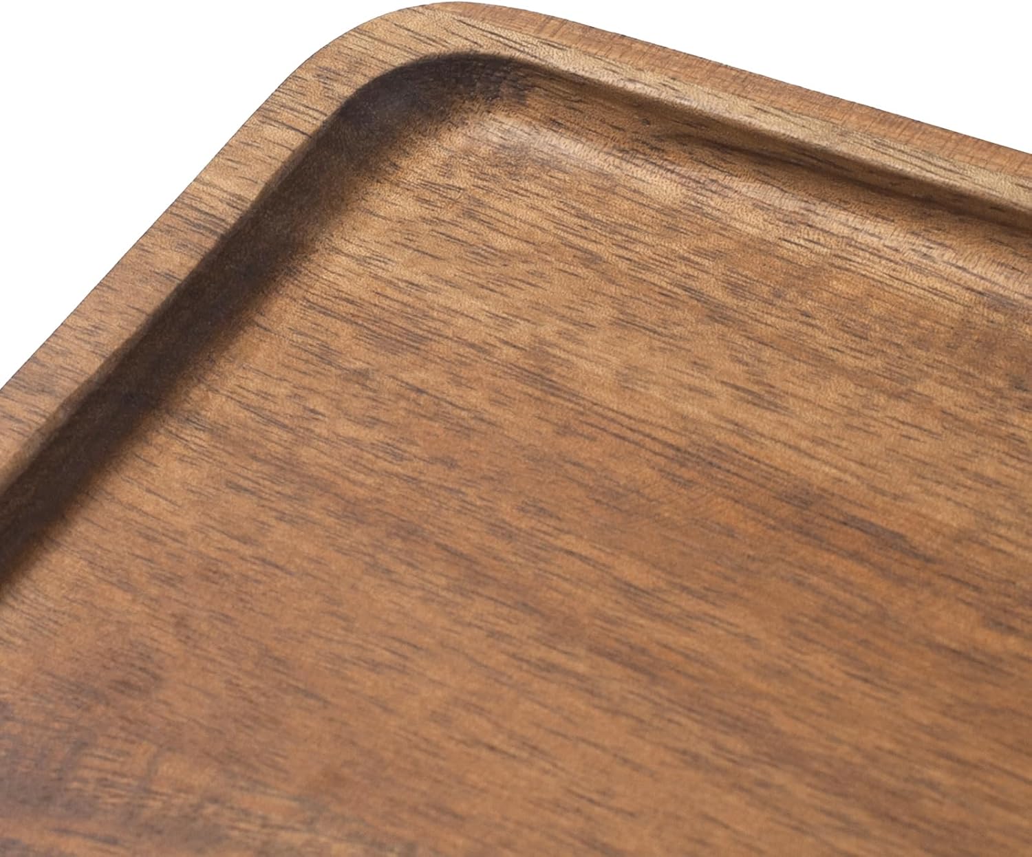 Bathroom Vanity Tray, Bathroom Tray for Counter, Toilet Tank Tray, Wood Bathroom Tray for Organizing and Home Decor (13.8 x 6 x 0.8 inch)